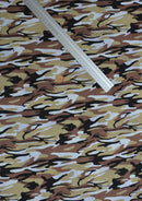 100% 45" Printed Polycotton Camouflage Print Fabric Craft/dress/facemask Use D