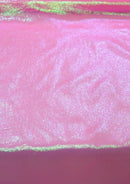 50" Rainbow Organza Pearlised Iridescent Fabric Weddings Decor