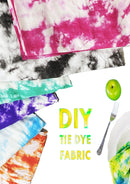 Tie Dye Print Jersey Fabric Viscose Elastane 2-Way Stretch 63" Wide Fashion Dressing - Green