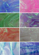 50" Rainbow Organza Pearlised Iridescent Fabric Weddings Decor
