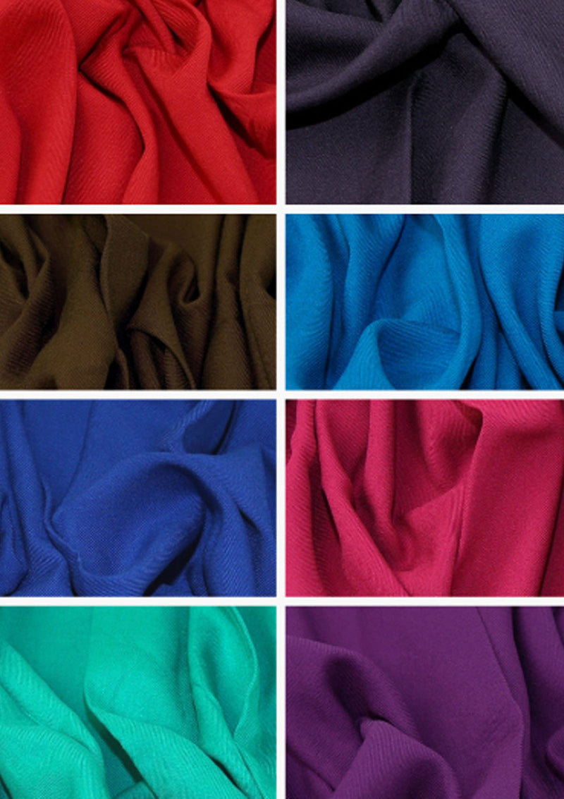 Marina Viscose Twill Dress Fabric Turquoise 60" Wide Non Stretch Plain Crafting