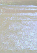 50" Rainbow Organza Pearlised Iridescent Fabric Weddings Decor