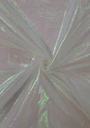 50" Rainbow Organza Pearlised Iridescent Fabric Weddings Decor