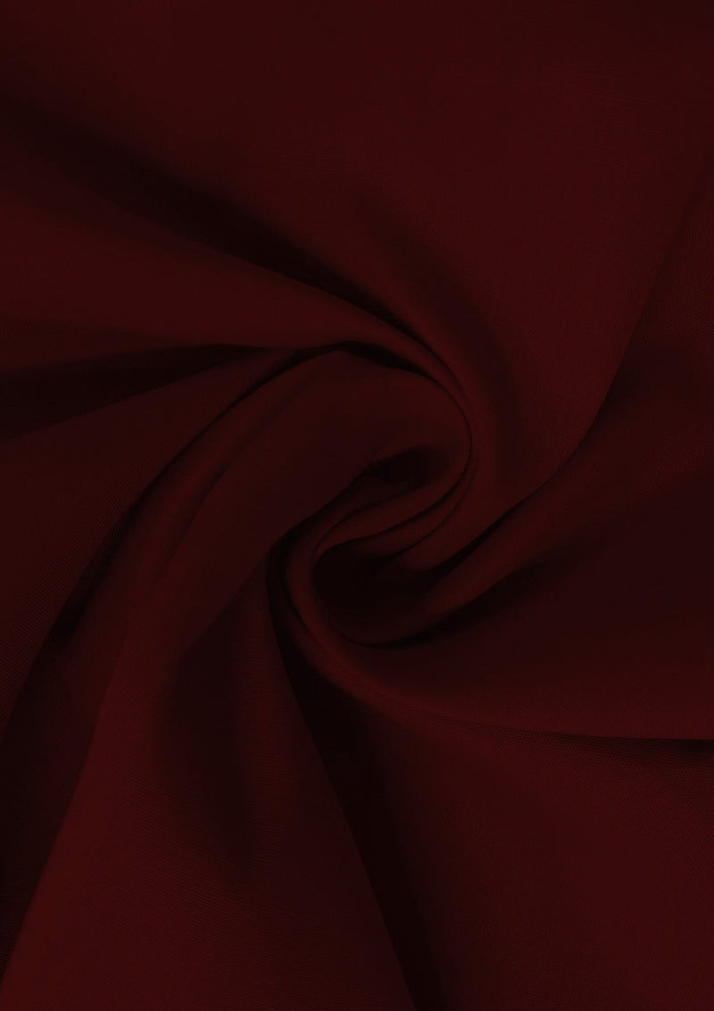 Wine Cotton Fabric 100% Cotton Poplin Plain Fabric for Dressmaking, Craft, Quilting & Facemasks 45" (112 cms) Wide Per Metre